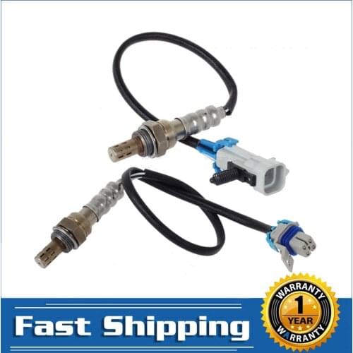 2pcs O2 Oxygen Sensor 4 Wires Lambda For 2005 Buick Rendezvous Century Chevrolet Impala Pontiac Aztek Montana 3.4L Auto Parts
