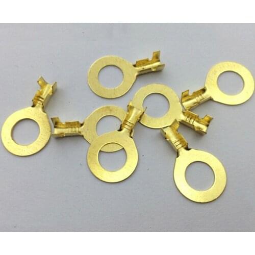 50Pcs Round Lug DJ431-8B/O Type Lug 8.2 Terminal Block Round Lug M8 Round Terminal