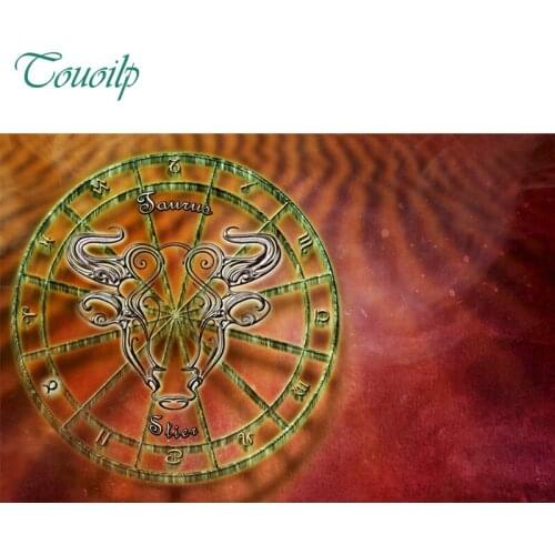 5d diamond painting round&square "Taurus" Cross Stitch Kit Diamond Embroidery Posted on the wall Home Decor wedding decoration