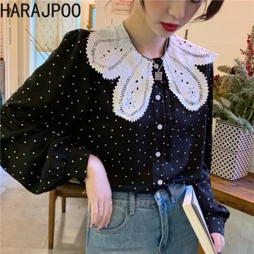 Harajpoo Women's Shirts With Embroidery