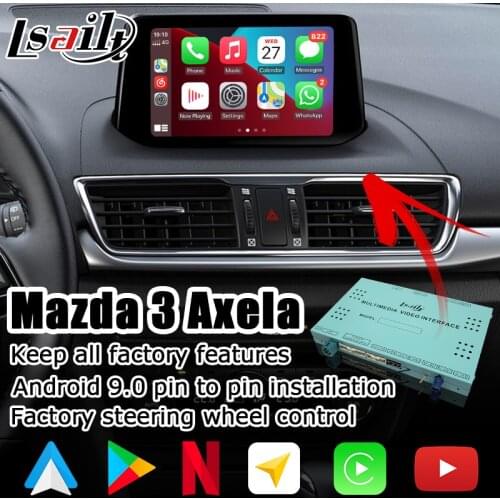 Android / carplay interface box for new Mazda 3 axela with GPS navigation video interface box waze yandex by Lsailt