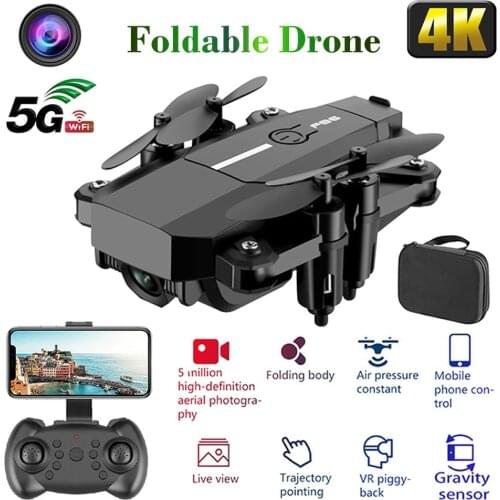 RC Drone Quadrocopter UAV with Camera Remote Control 4K Professional Dron HD WIFI Quadcopter Helicopter One-Key Return Toy