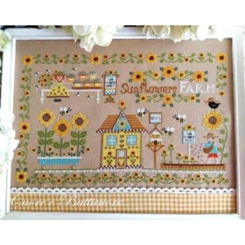 MM2011026Home Fun Cross Stitch Kit Package Greeting Needlework Counted Kits New Style Joy Sunday Kits Embroidery