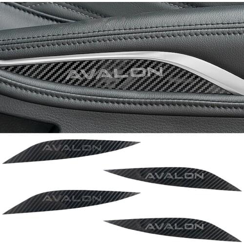 Stainless Steel Car Interior Door Armrest Decoration Stickers for Toyota Avalon 2019 2020 2021 2021 Inner styling Accessories