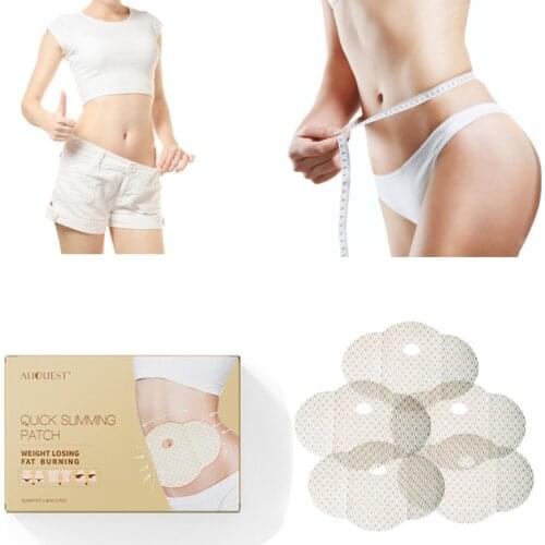 5Pcs AuQuest Fast Quick Slimming Patch Create Perfect Body Patch Abdomen Slimming Fat Burning Navel Stick Lose Weight Slimer Kit