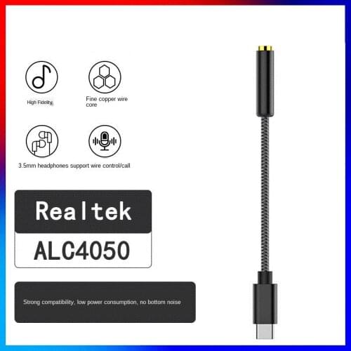 Converter Conversion Converter Type-c to 3.5mm Digital Decoding Audio Adapter Cable DAC Audio HiFi Ear Amp Adapter Converters
