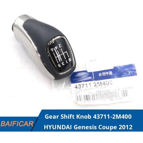 Baificar Brand New Genuine OEM Parts Manual Gear Shift Knob 43711-2M400 For HYUNDAI Genesis Coupe 2012