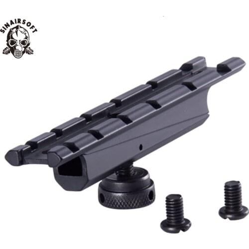 SINAIRSOFT Standard 20mm Weaver Rail Scope Mount Base Carry Handle See Through Short 20mm Mount Base For M4/M16 Carry Handle 15A