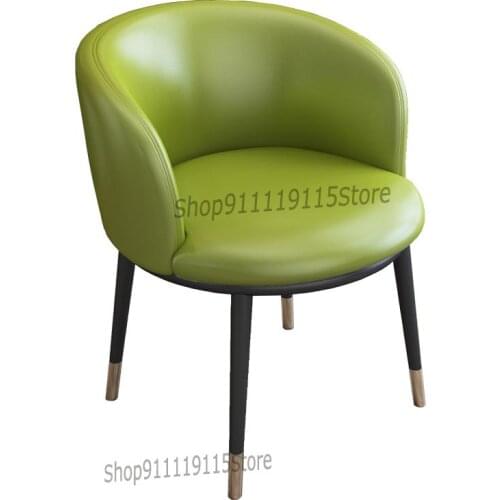 Nordic Chair Modern Simple Desk Chair Creative Net Red Computer Makeup Stool Back Home Adult Dining Chair