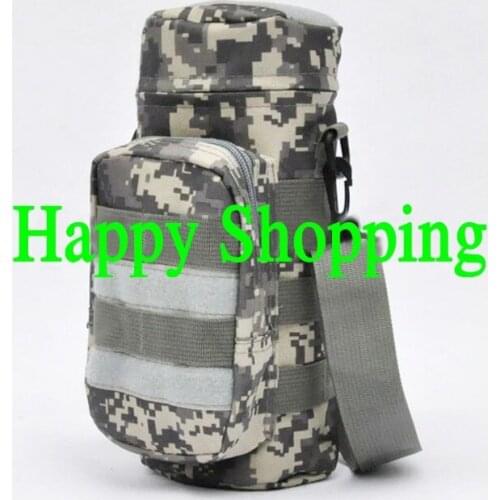 Climbing Canteen Kettle Water Bottle Pouch Molle With Small Mess Pouch Cover ACU for hunting