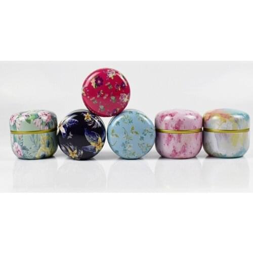 Hot sale PortableTea set Travel Household Sealed Can Tea Tea Jar Container Chinese Style Multifunction Metal Tea Box With Lid
