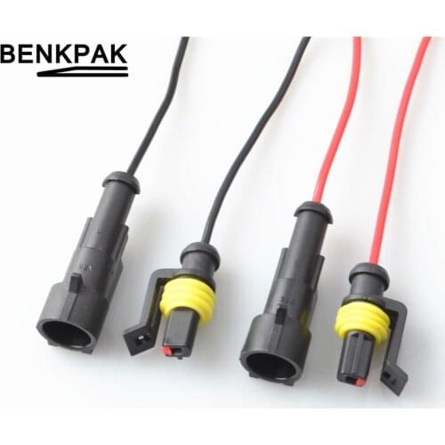 1Pin Car Waterproof Electrical Connector Plug with Wire Electrical Wire Cable