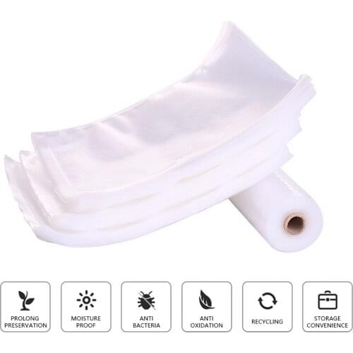 1 Roll Food Vacuum Sealer Bag Kitchen Food Storage Bag Food Fresh Keep For Vacuum Sealer Packaging Machine 12/15/20/25/28*500cm