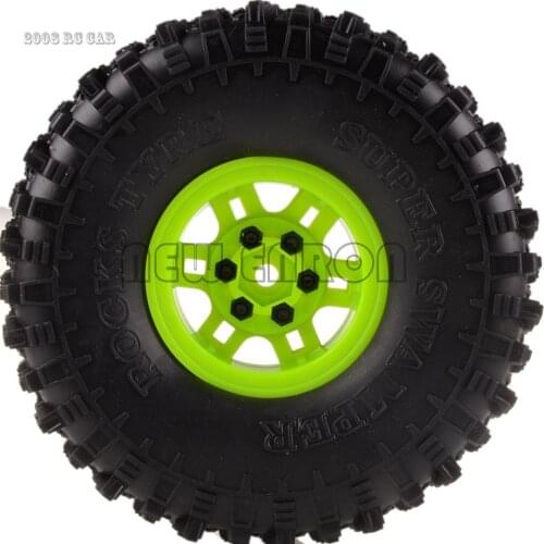1Pc 1.9 "120Mm Super Swamper Banden Banden Voor Rock Crawler Rc CC01 D90 SCX10 Hsp 90047Mst TF2 D110 Nieuwe Enron1:10 Wheel Rim