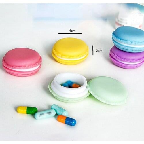 2PCS/set Makeup Organizer Mini Macaron Travel Bag Storage Coin Box Lovely Candy Color Case Carrying Pouch jewerly boxes D