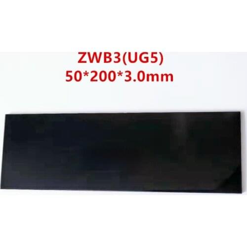 50*200 * 3.0mm UV Filter Lens Pieces Zwb3 Ug5 Visible Light Absorption Optical Instrument for Photography