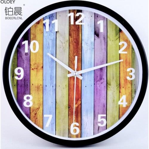 Large Creative Wall Clock Cartoon Bedroom Kitchen Kid Room Clocks Wall Watch Silent Modern Living Room Saat Home Decor Farmhouse