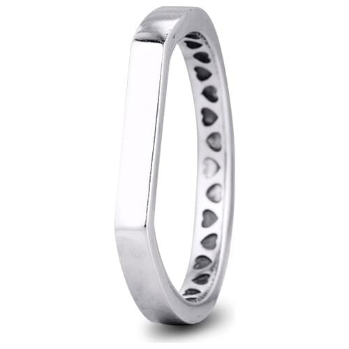 CKK Ring Logo Bar Stacking Rings for Women Men Anillos Mujer 925 sterling silver 925 Jewelry Wedding Aneis hombre