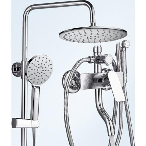 Shower Shower Suit Household Full Copper Shower Room The Rain Nozzle Toilet Take A Shower Water Tap