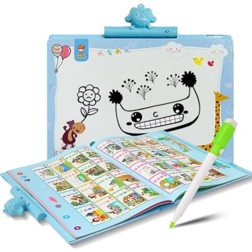 Chinese and English Bilingual Audiobook Children Early Childhood Reading Bilingual Audio Wall Charts Picture Books Toy for kids