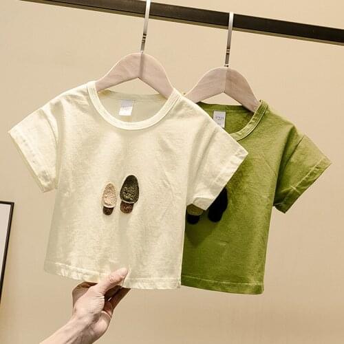 Unisex 2019 New Toddler Summer Boys T Shirt Kids Tops Cartoon Pattern Girls T-shirt Boys Clothes Children Clothing Kids T Shirts