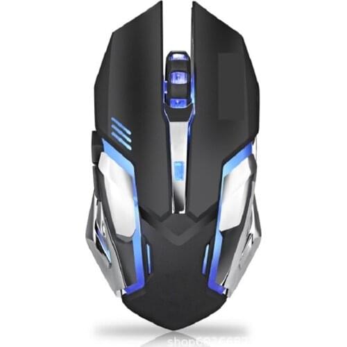 Mechanical Wired Gaming Mouse LED 3200dpi Computer Rechargeable Mouse 6 Keys Gamer RGB Mice Silent Optical Mause Macro Definitio