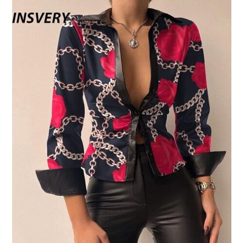 INSVERY Button Down Blouses
