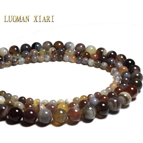 Wholesale 100% Natural Stone Beads Round Persian Agat e Beads For Jewelry Making DIY Bracelet Necklace 6/8/10 mm Strand 15