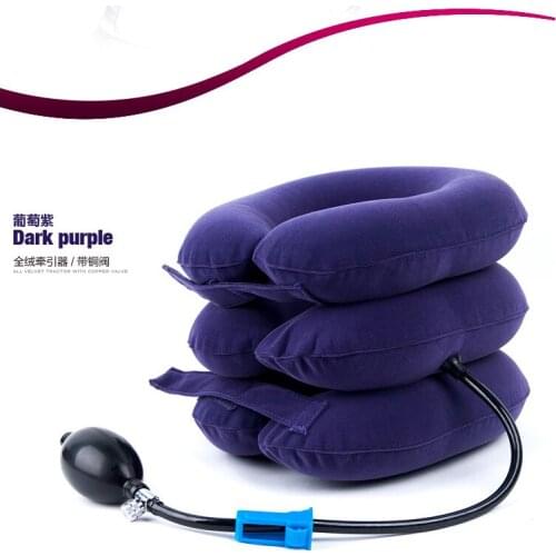 Air Inflated Medical Cervical Neck Collars For Pain Relief Cervical Traction Headache Head Back Shoulder Neck Pain Health Care