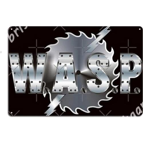 Wasp Logo Metal Signs Club Party Bar Cave Decoration Plaques Tin sign Posters