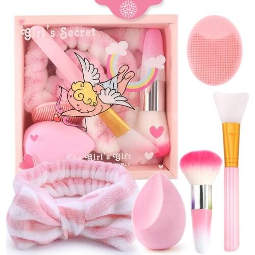 Skin Care Tool Set Facial Cleansing Brushes Exfoliating Blackhead Mask Wash Face Silicone Small Octopus Makeup Brush Beauty Set