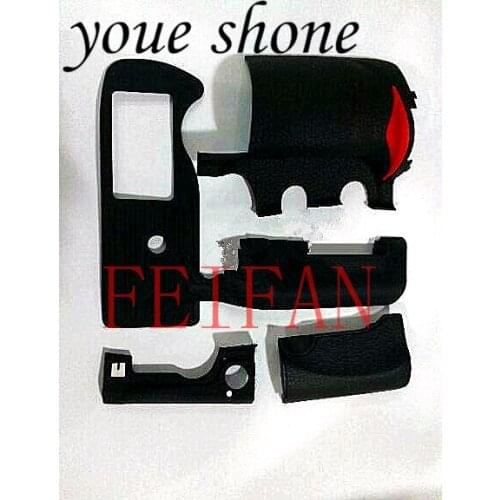 A Set of 5 Pieces New Grip +left side +thumb +bottom +card cover Rubber For Nikon D3 D3s D3x SLR Camera+ 3M Tape
