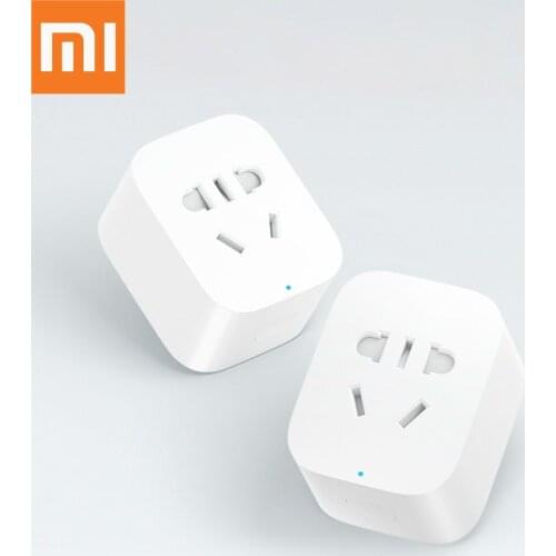 Original Xiaomi Smart Home Socket Plug Bacic bluetooth gateway Version Wireless Remote Socket Adaptor Power on and off for phone