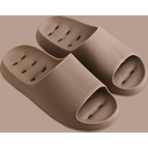 Male Summer Slides Indoor Solid Color Slipper Mens Home Breathable Simple Bathroom Shoes Antiskid EVA Slippers Men Shoes