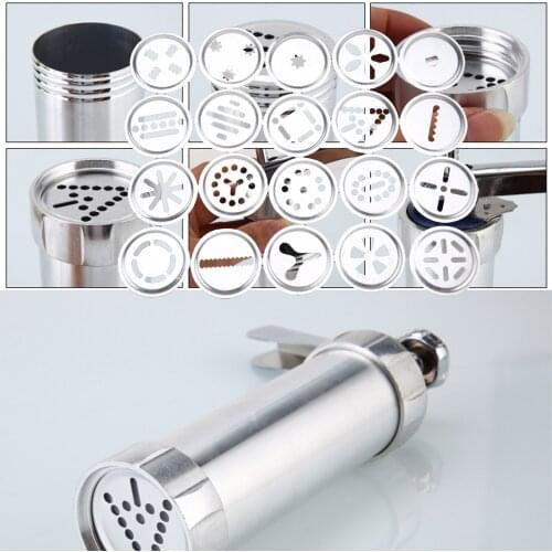 Confectionary Cookie Tips Pastry Nozzles Aluminum Alloy Cream Nozzle Cream Gun DIY Pastry Syringe Extruder Kitchen Gadgets