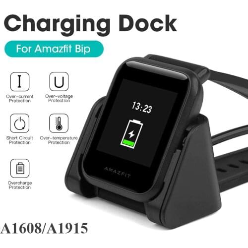 Replacement Charger For Huami Amazfit Bip A1608 USB Cable Charging Cradle Dock for Amazfit Bip Lite A1915 Smartwatch Chargers