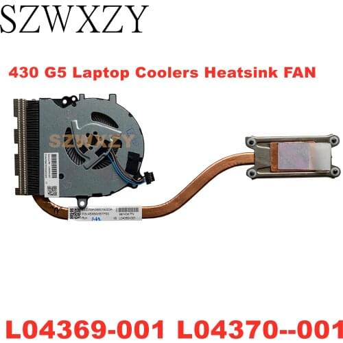 SZWXZY SZWXZY For HP Probook 430 G5 Laptop Coolers Heatsink FAN L04369-001 L04370--001 100% Working