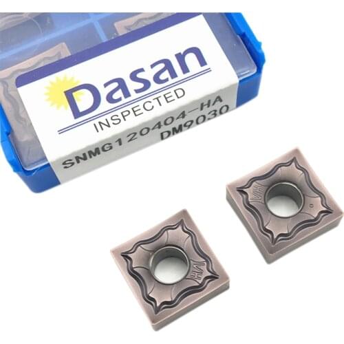 SNMG120404 HA DM9030 Carbide Inserts SNMG120408 CNC Lathe Turning Blade Tool Cutter Plate for Metal Tool