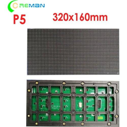 Outdoor p5 led module 32x64 dots, waterproof full color p5 led display module outdoor hub75 , high brightness p5 led sign modul