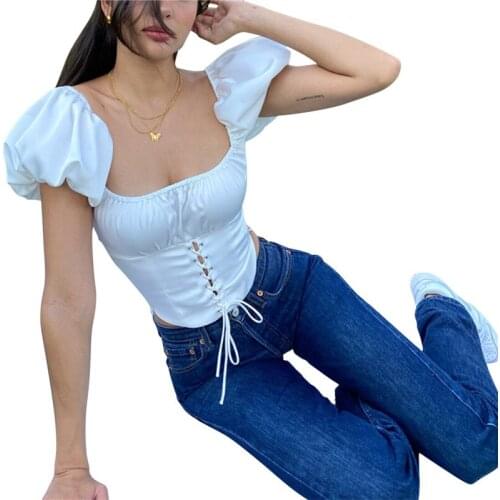 Женские рубашки с рюшами Xingqing China At AliExpress