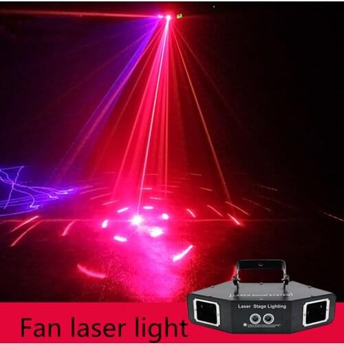 YSH Disco Laser Light RGB Full Color Beam Light DMX DJ Effect Projector Scanner Laser Stage Lighting