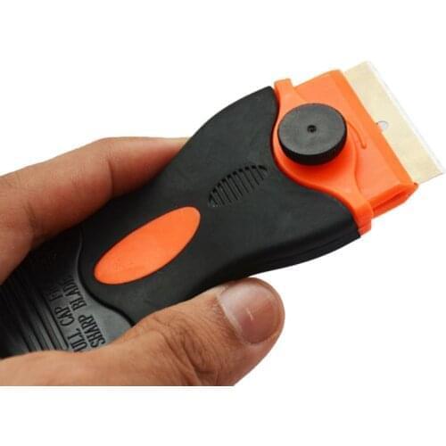 1PC Window Tint Tool Ceramic Glass Oven Cleaner Plastic Scraper Razor Blade Holder Removal Sticker Cleaning