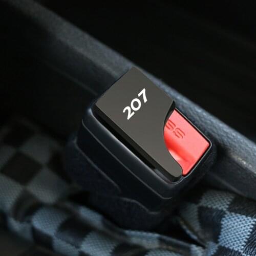 1PCS Hidden Car safety seat belt buckle clip For Peugeot 207 accessories