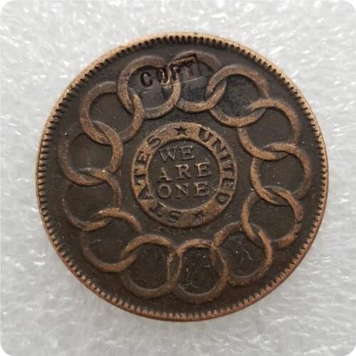 1787 Fugio Large Cent Coin COPY commemorative coins-replica coins medal coins collectibles