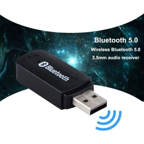 2 in 1 USB Bluetooth Audio Receiver Adapter Wireless Music A2DP Dongle With 3.5mm jack AUX Transmitter For Car Audio Sound Box