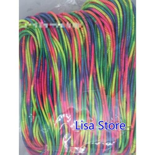 20pcs Rainbow Colors Spring Protective sleeve Mobile Tablet Spiral Cord Protector for Cell Phone iPhone Charger Earphone Cord