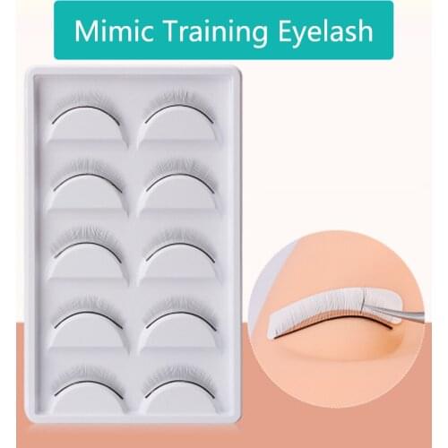 250 Pairs Practice Lashes for Eyelash Extensions Training Lashes Practice Eyelash Strips Self Adhesive Lash Extension Supplies