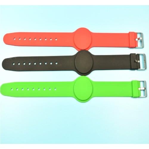 50pcs 125Khz RFID t5577 Waterproof Proximity Rewritable Smart Adjustable Wristband Bracelet ID Card