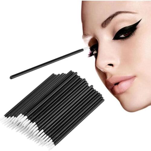 50pcs Disposable MakeUp Lip Brush Lipstick Gloss Wands Applicator Make Up Must-Have Cosmetic Tools Eyeliner Brushes