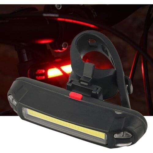 65% Discounts Hot! Bicycle Rear Light Rechargable Clips Tightly 6 Hours Runtime High Performance Safely Rear Bike Taillight for